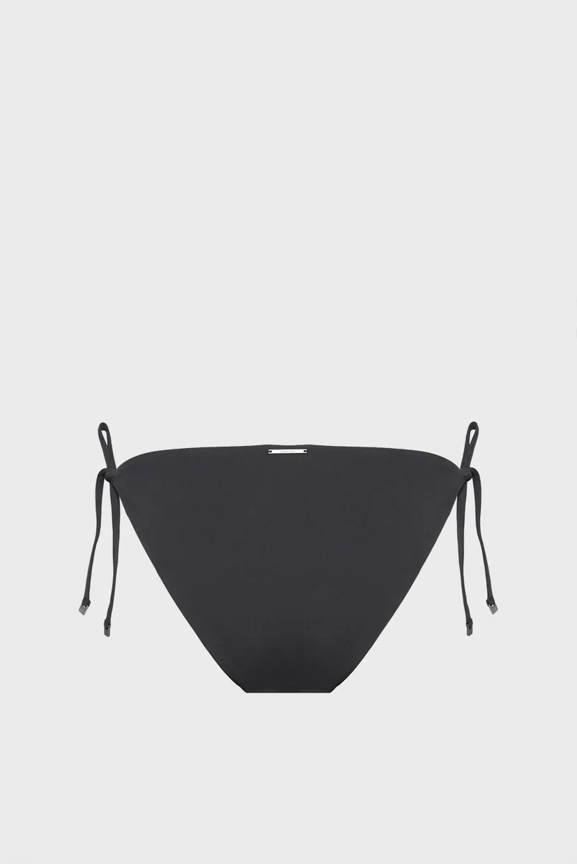 Женские черные трусики от купальника STRING SIDE TIE 6