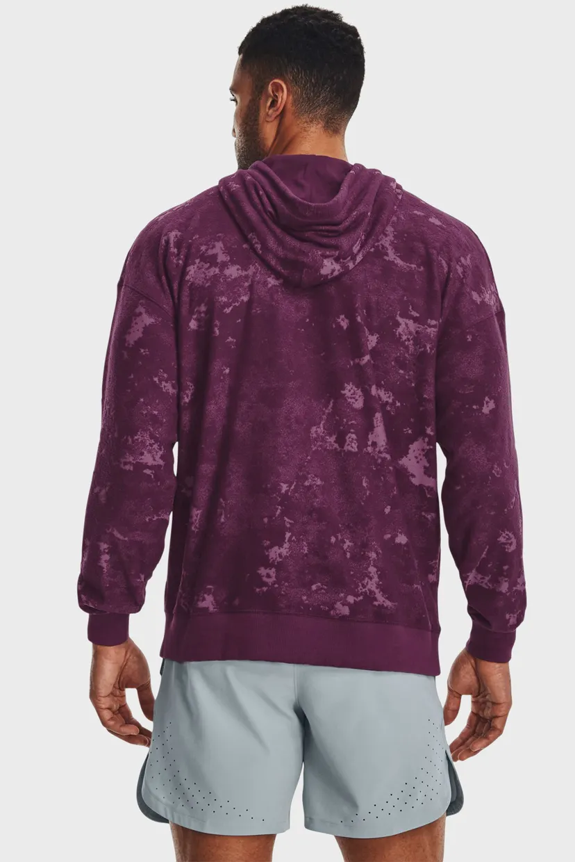 Мужское бордовое худи UA Journey Terry Hoodie 5