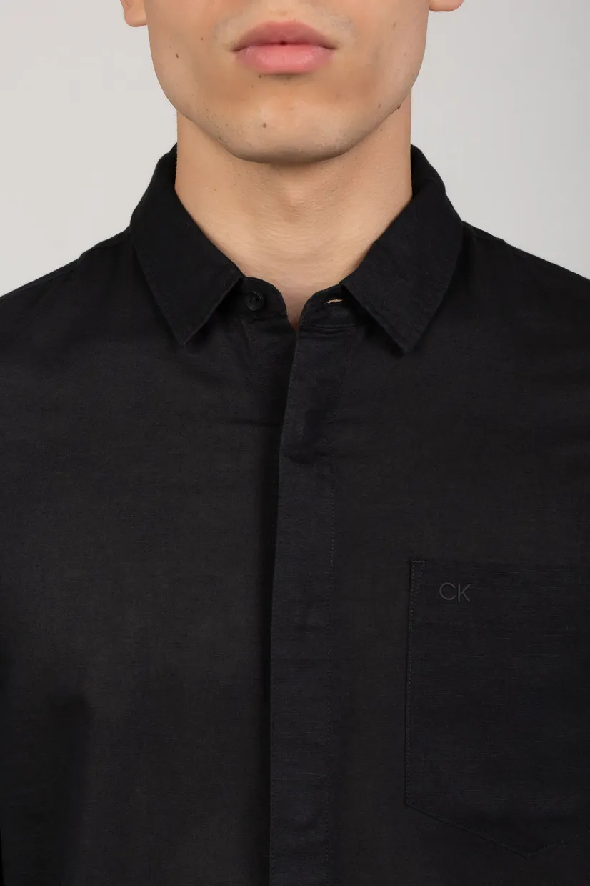 Рубашка LINEN COTTON REGULAR SHIRT 4