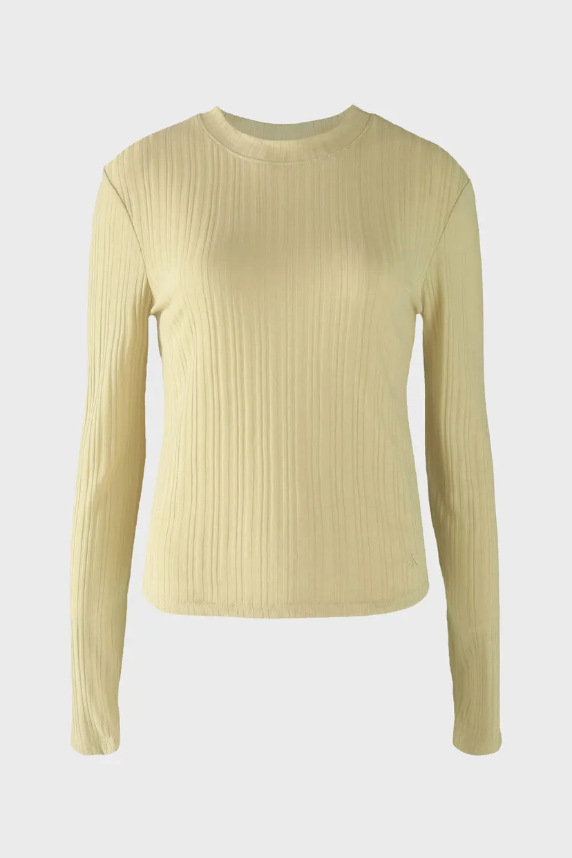 Лонгслив SEMI SHEER RIB LS SLIM TOP 5