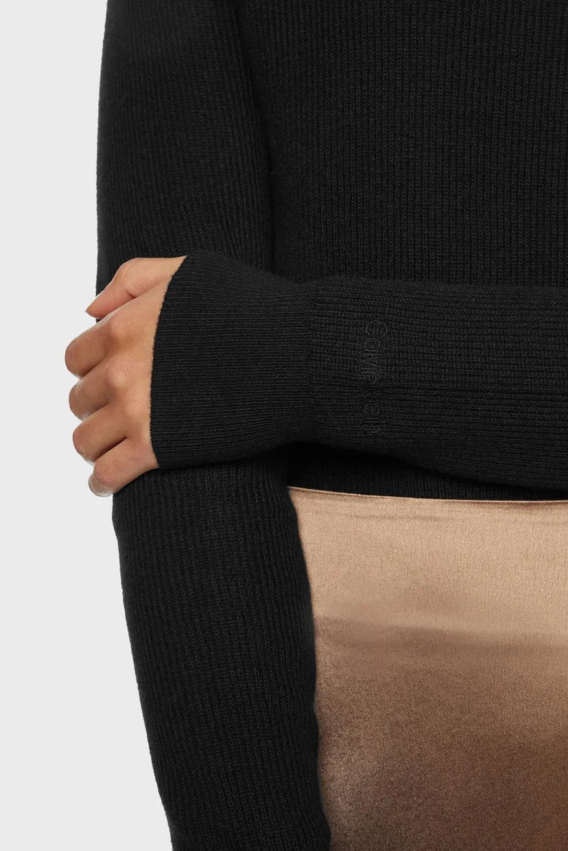 Свитер RIB MOCK NECK SWEATER 3