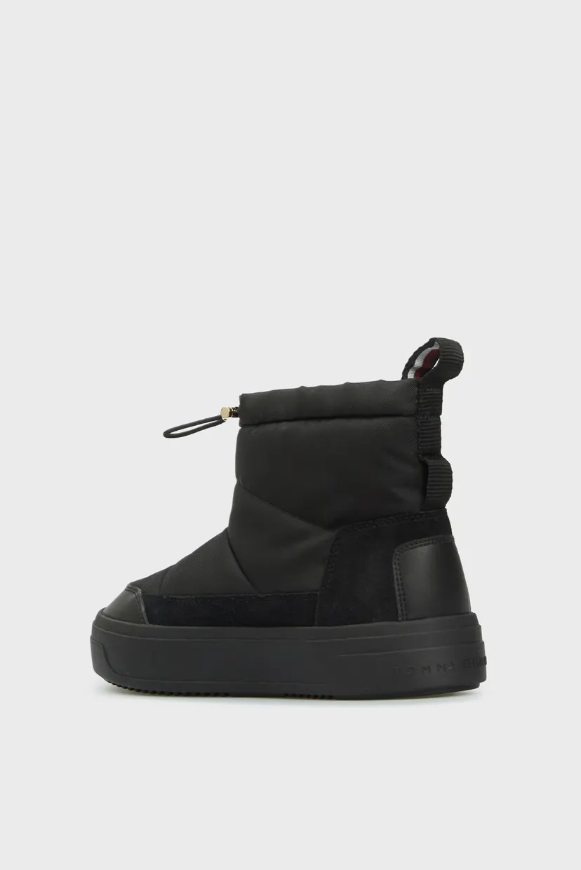 Женские черные дутики FLAG NYLON MINI SNOWBOOT 5