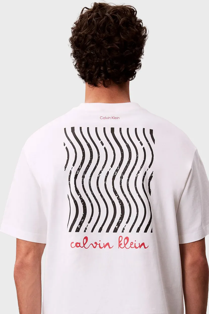 Футболка/SS 16s CK TRVL LINES GRAPHIC TEE 4