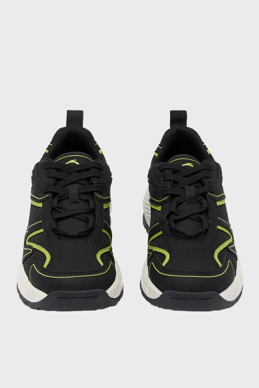 Кроссовки MNS10L76 RUNNING SNEAKERS - MESH + LEATHER 3