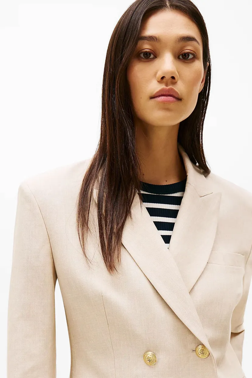 Пиджак LINEN MIX SLIM DB BLAZER 4