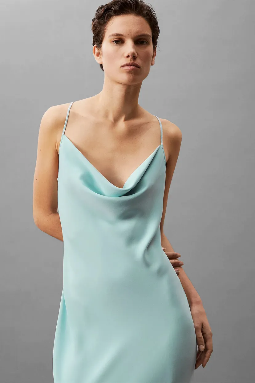 Платье CREPE LOW BACK DRAPE DRESS 3
