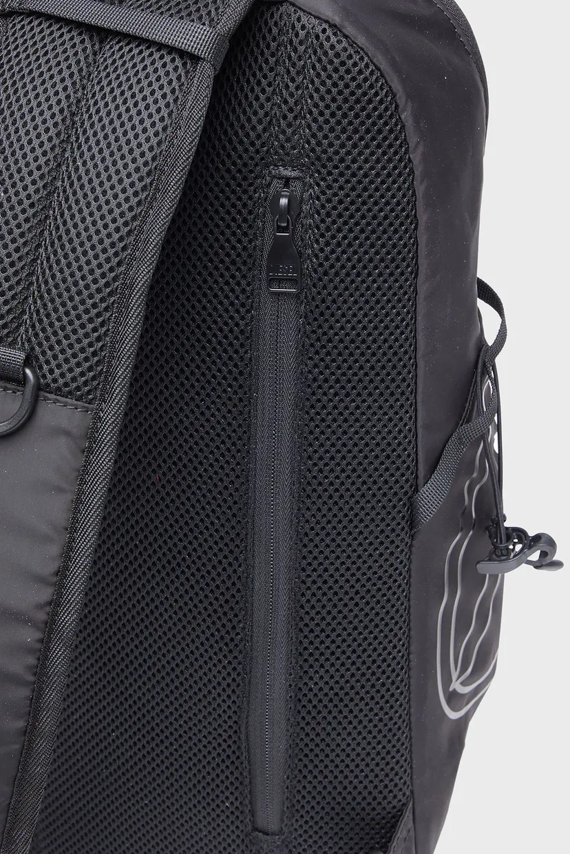 Мужская черная сумка DRAPE SLING BAG BACKPACK 5