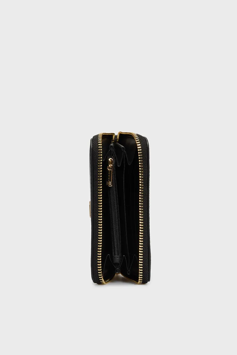 Женский черный кошелек TH CHIC MED FLAP CORP 4