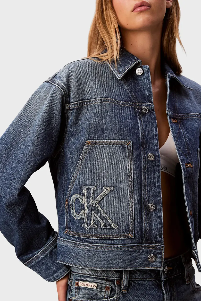 Куртка джинсовая WORKWEAR JACKET CK SANDED BLUE 4