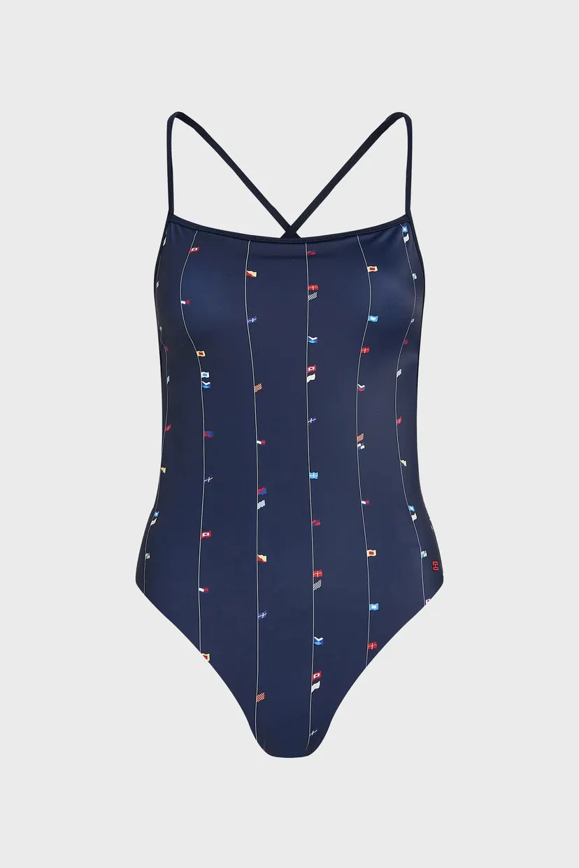 Купальник/STRAIGHT NECK ONE PIECE PRINT 5