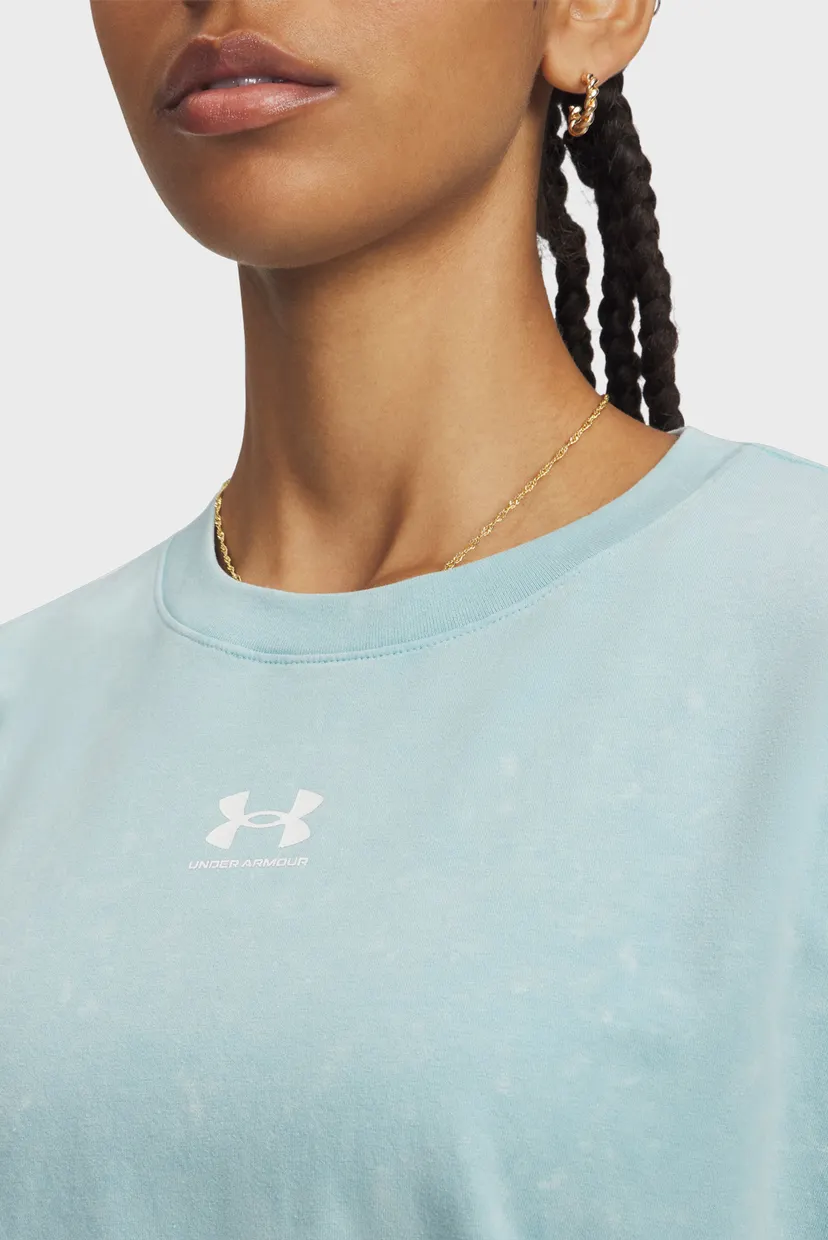 Футболка UA Rival Boxy Tee Wash-BLU 3