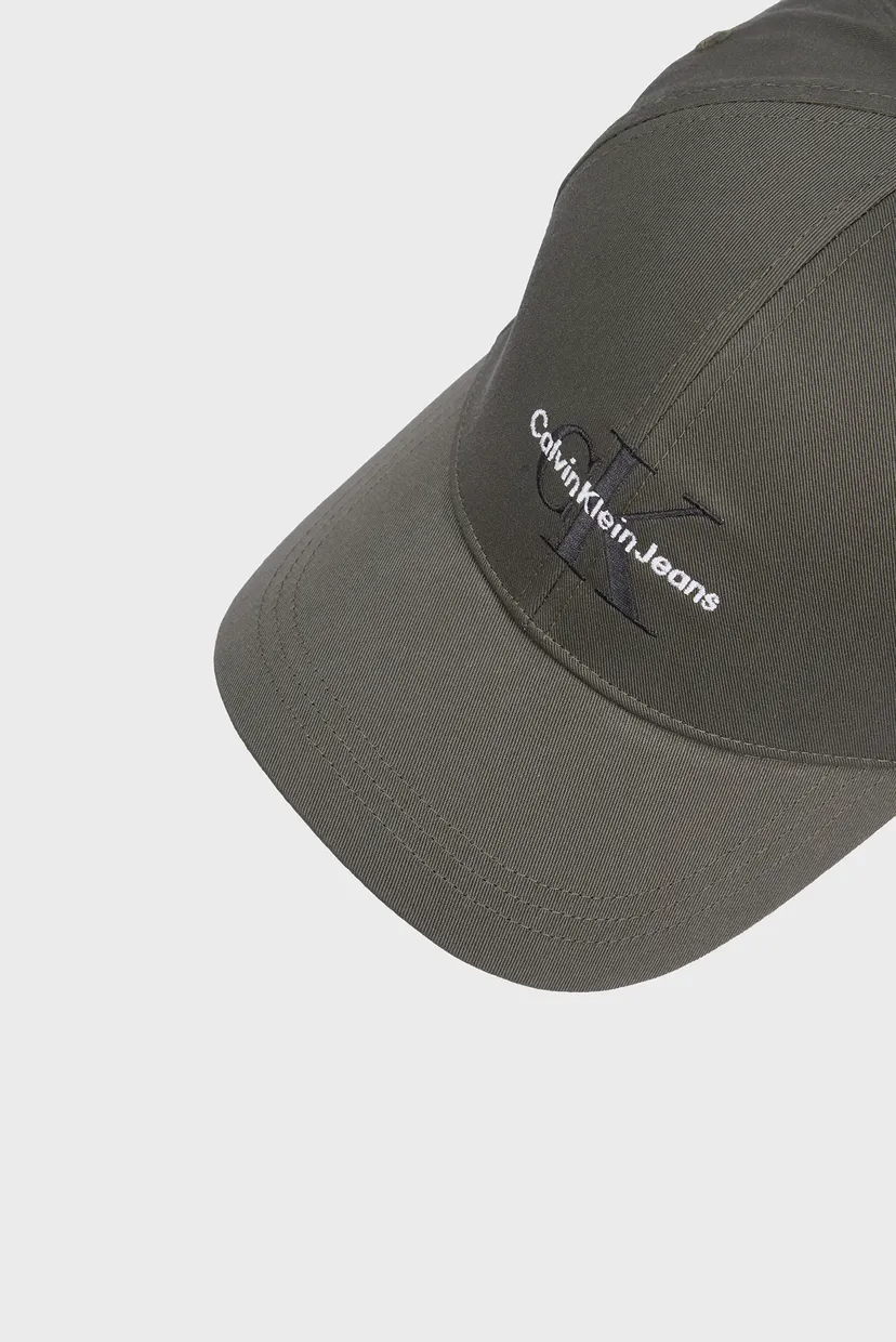 Мужская серая кепка MONO LOGO EMBRO CAP 4