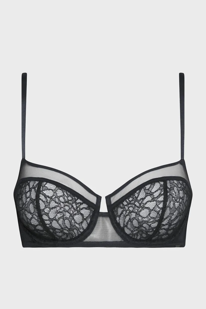 Женский черный бюстгальтер UNLINED BALCONETTE 13