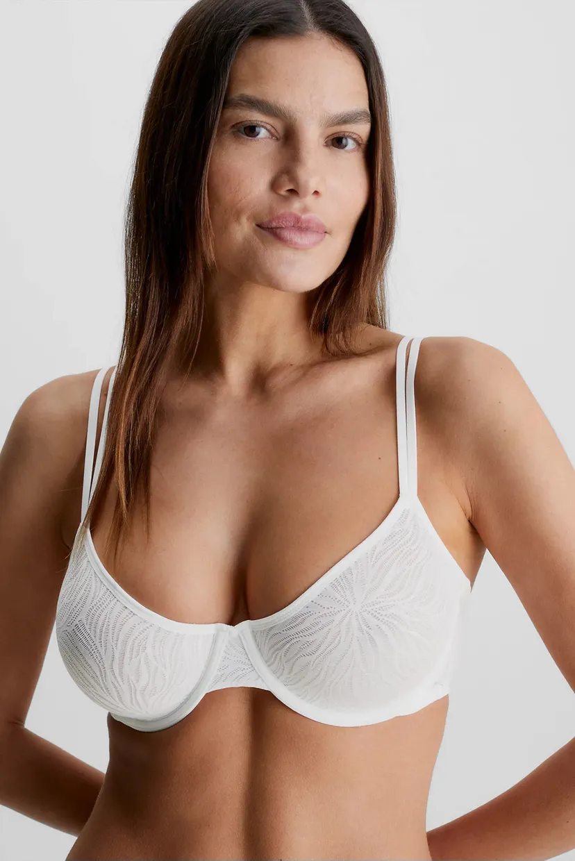 Женский белый бюстгальтер UNLINED DEMI 4