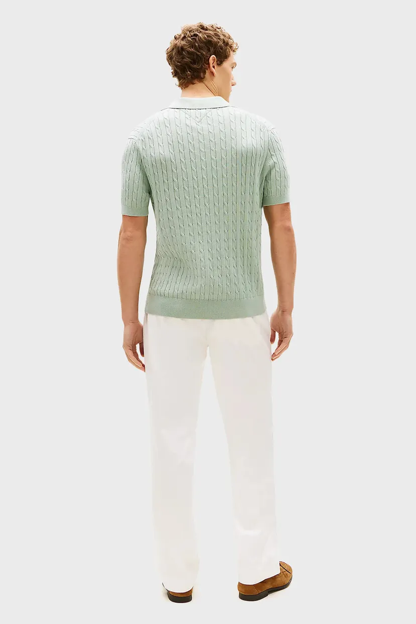 Поло CABLE SHORT SLEEVE POLO 3
