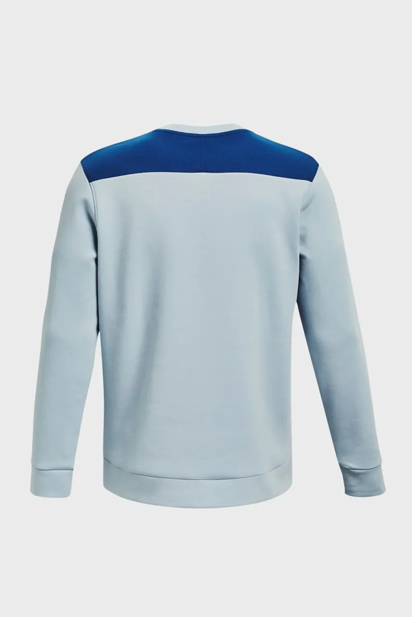 Мужской голубой свитшот UA Summit Knit Crew 6