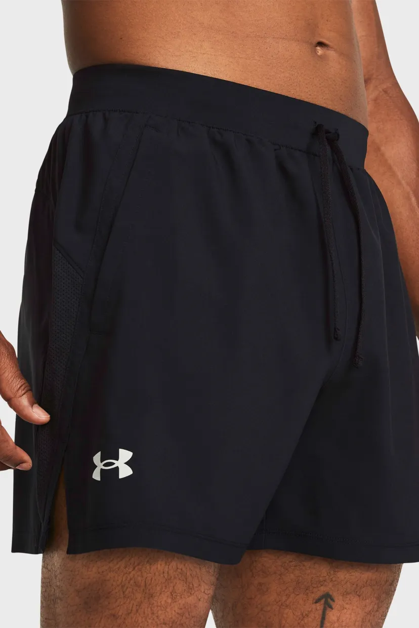 Мужские черные шорты UA LAUNCH 5'' UNLINED SHORTS 4