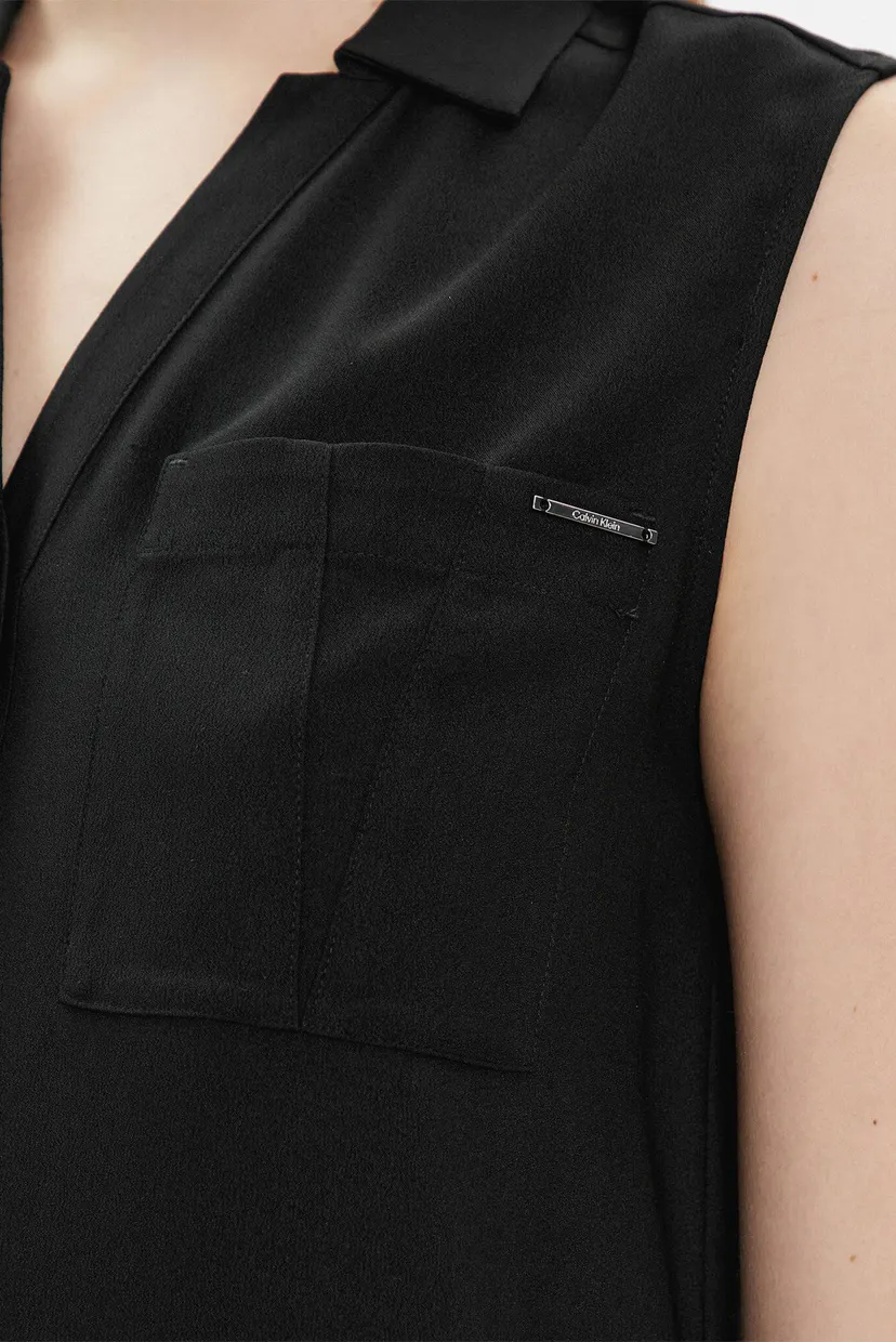 Рубашка с коротким рукавом POCKET BLOUSE SLEEVELESS 5