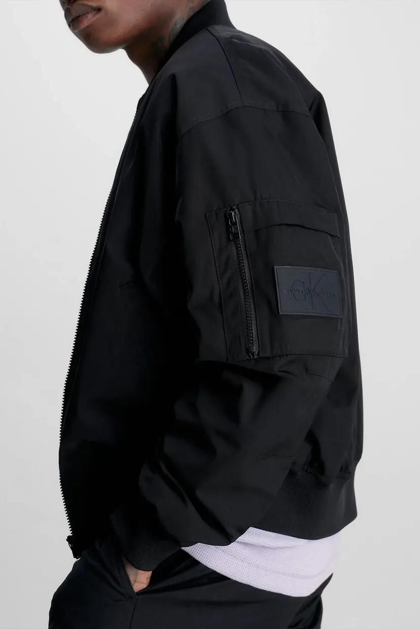 Мужской черный бомбер BOMBER JACKET 6