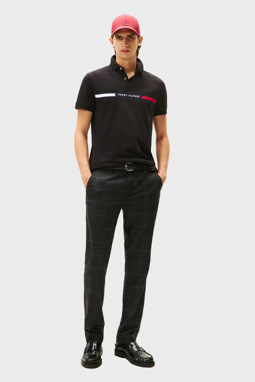 Поло HILFIGER CHEST INSERT REG POLO 4