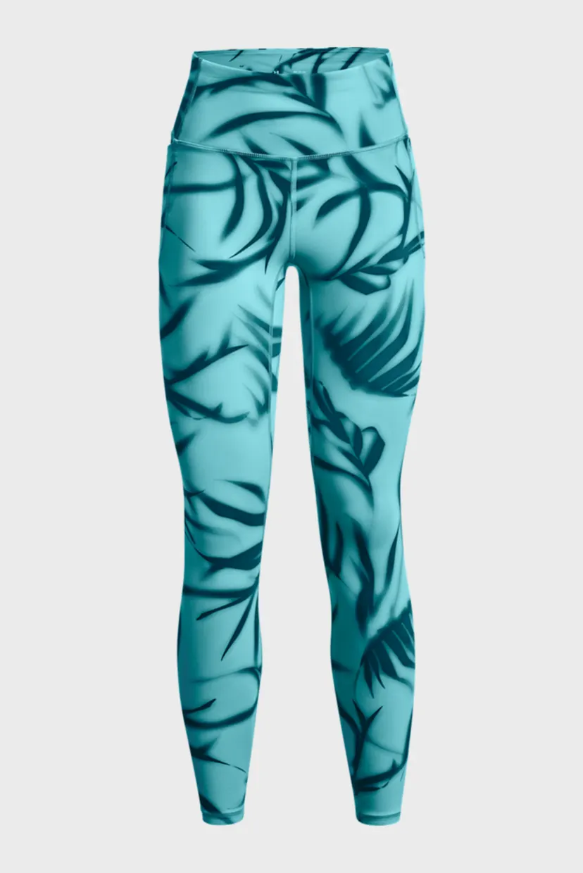 Женские бирюзовые тайтсы UA Meridian Printed Legging 11