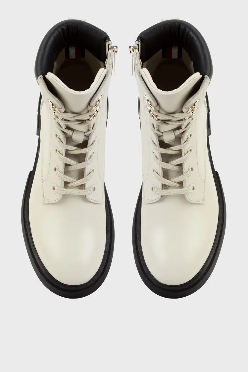 Ботинки LACE-UP BIKER LEATHER 4