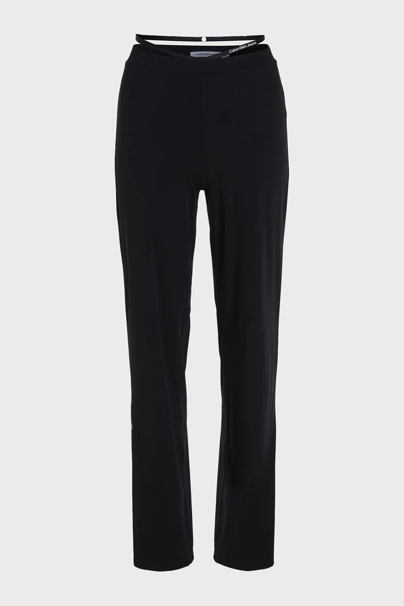 Шалбар WAIST STRAP DETAIL FLARED PANTS 5