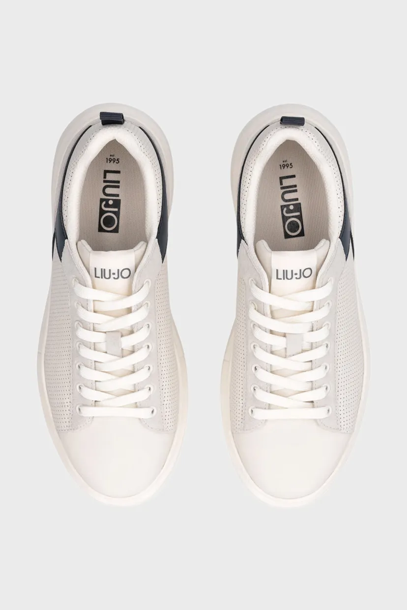 Кроссовки BIG 05 - SNEAKER COW SUEDE PERFORATED MILK BLUE 4