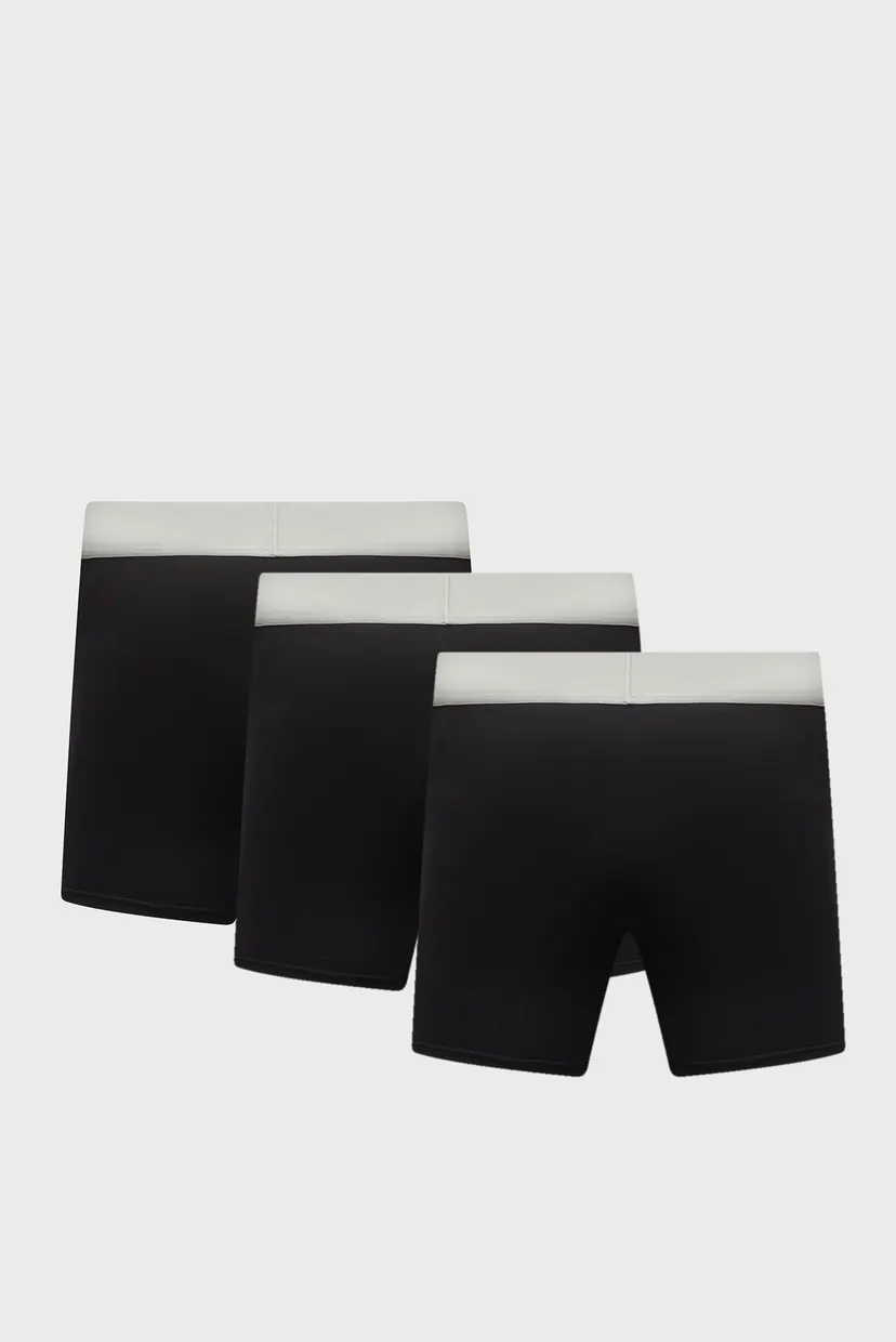 Мужские черные боксеры (3 шт) BOXER BRIEF 7