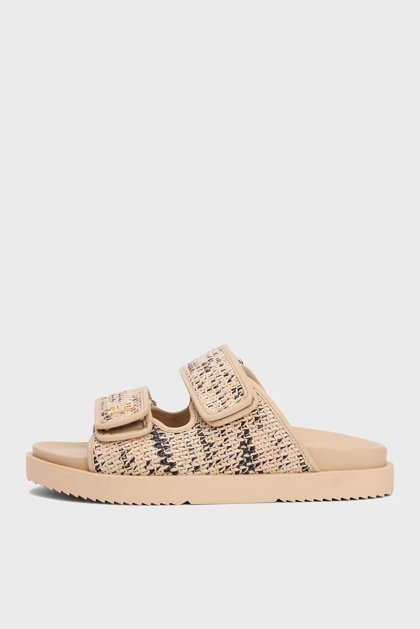 Сандалии DOUBLE STRAP RAFFIA SANDAL 3