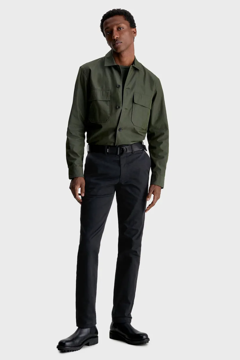 Мужские черные чиносы MODERN TWILL SLIM CHINO 7
