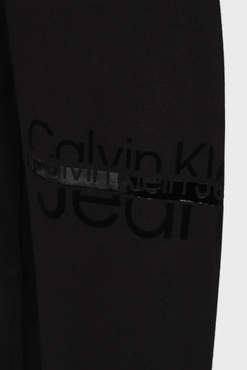 Ерлерге арналған  қара спорттық шалбар DISRUPTED LACQUER LOGO HWK 5
