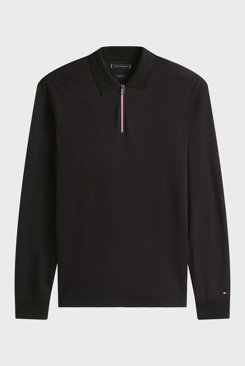 Поло с длинным рукавом LS ZIP INTERLOCK REG POLO 5