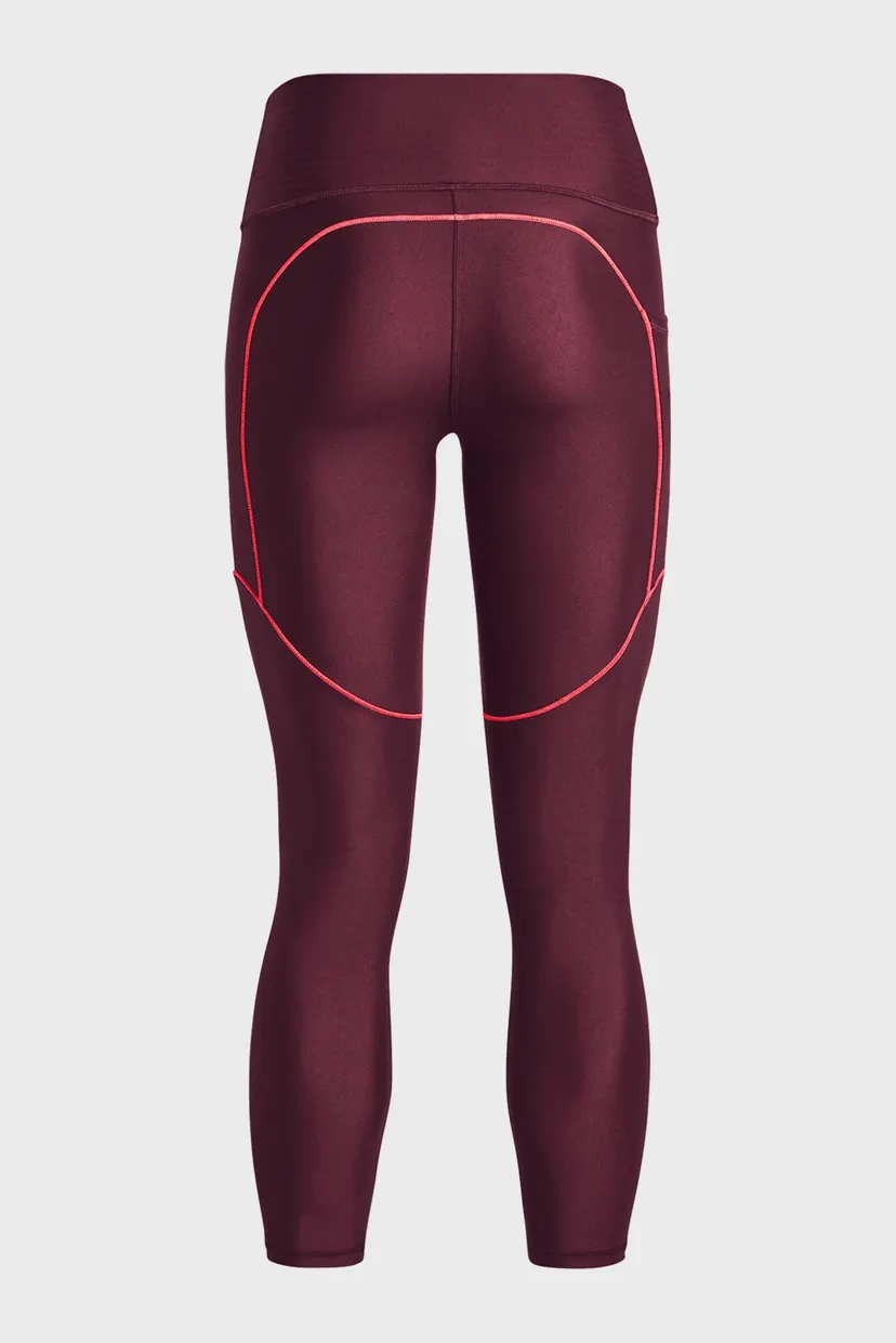 Женские бордовые тайтсы Armour Novelty Ankle Legging 6