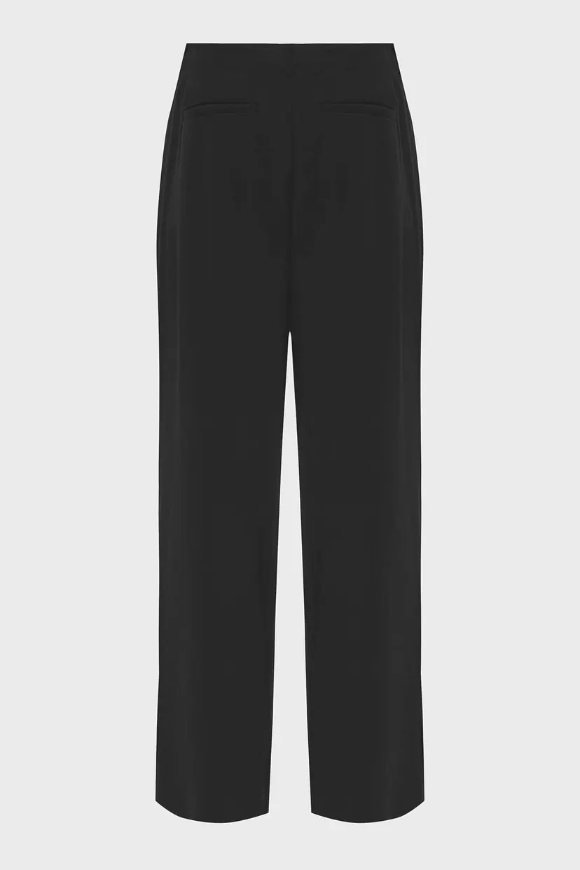 Женские черные брюки VISCOSE RELAXED 10