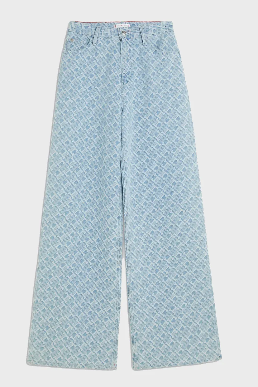 Джинсы AMD JACQUARD WIDE LEG HW 5