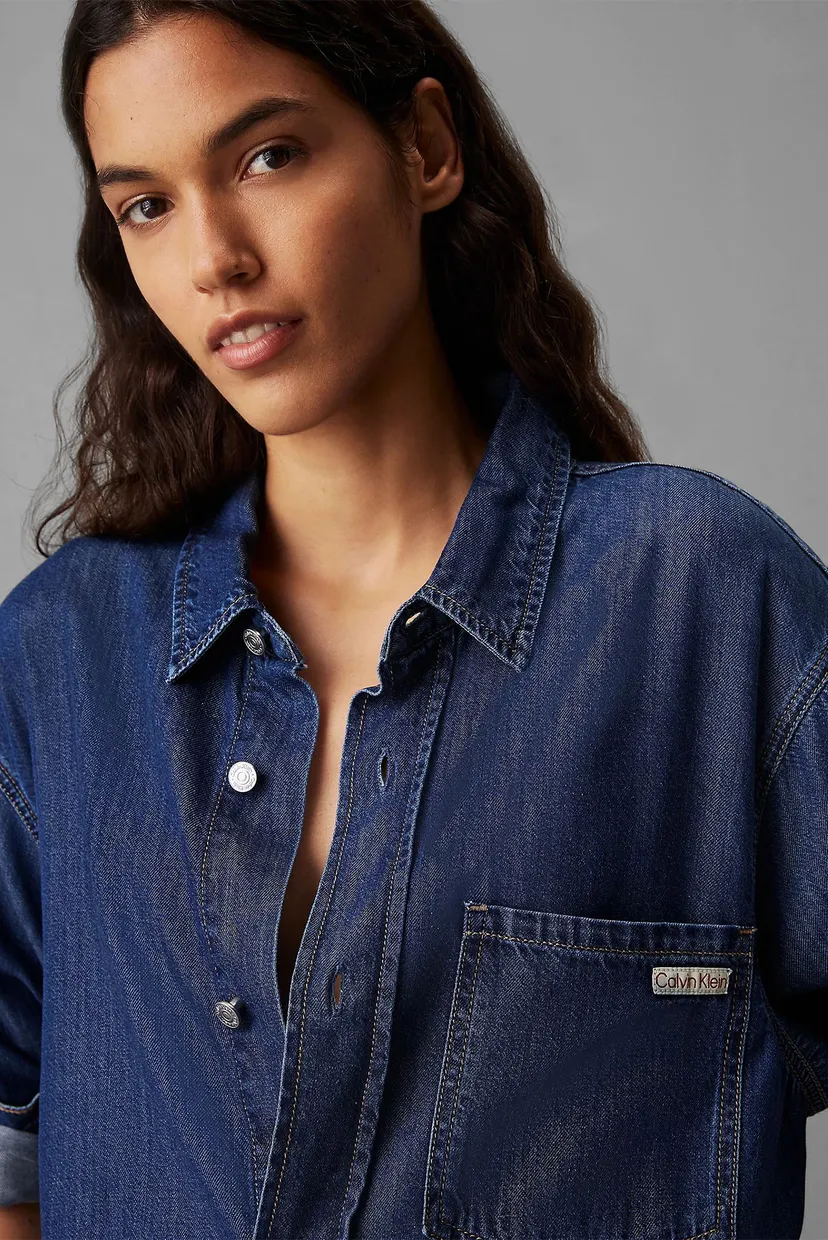Көйлек LYOCELL BELTED DENIM SHIRT DRESS 3
