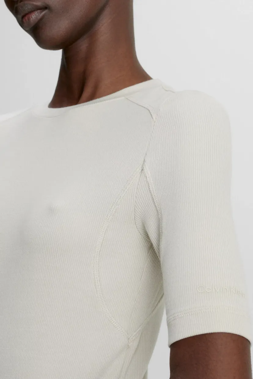 Платье MODAL RIB CREW NECK DRESS SS 3
