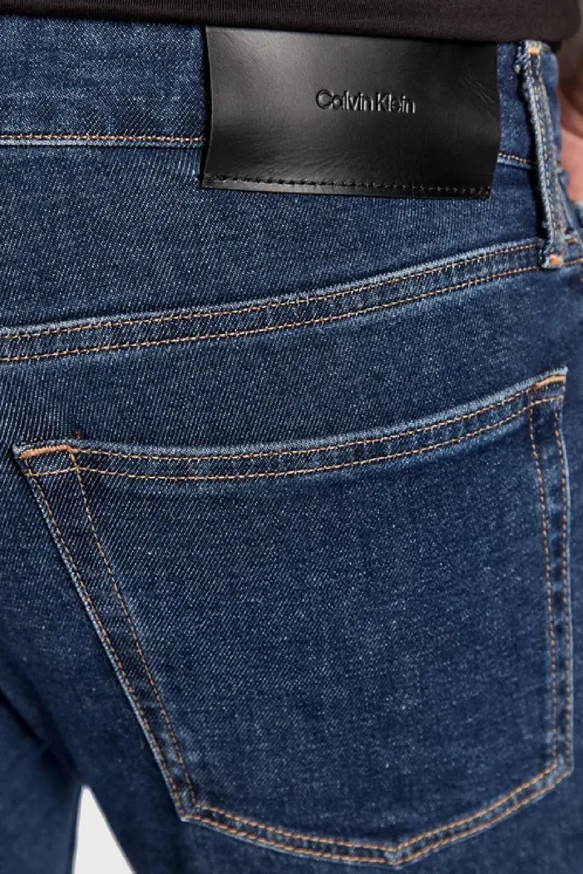 Мужские темно-синие джинсы SLIM FIT DARK BLUE 5