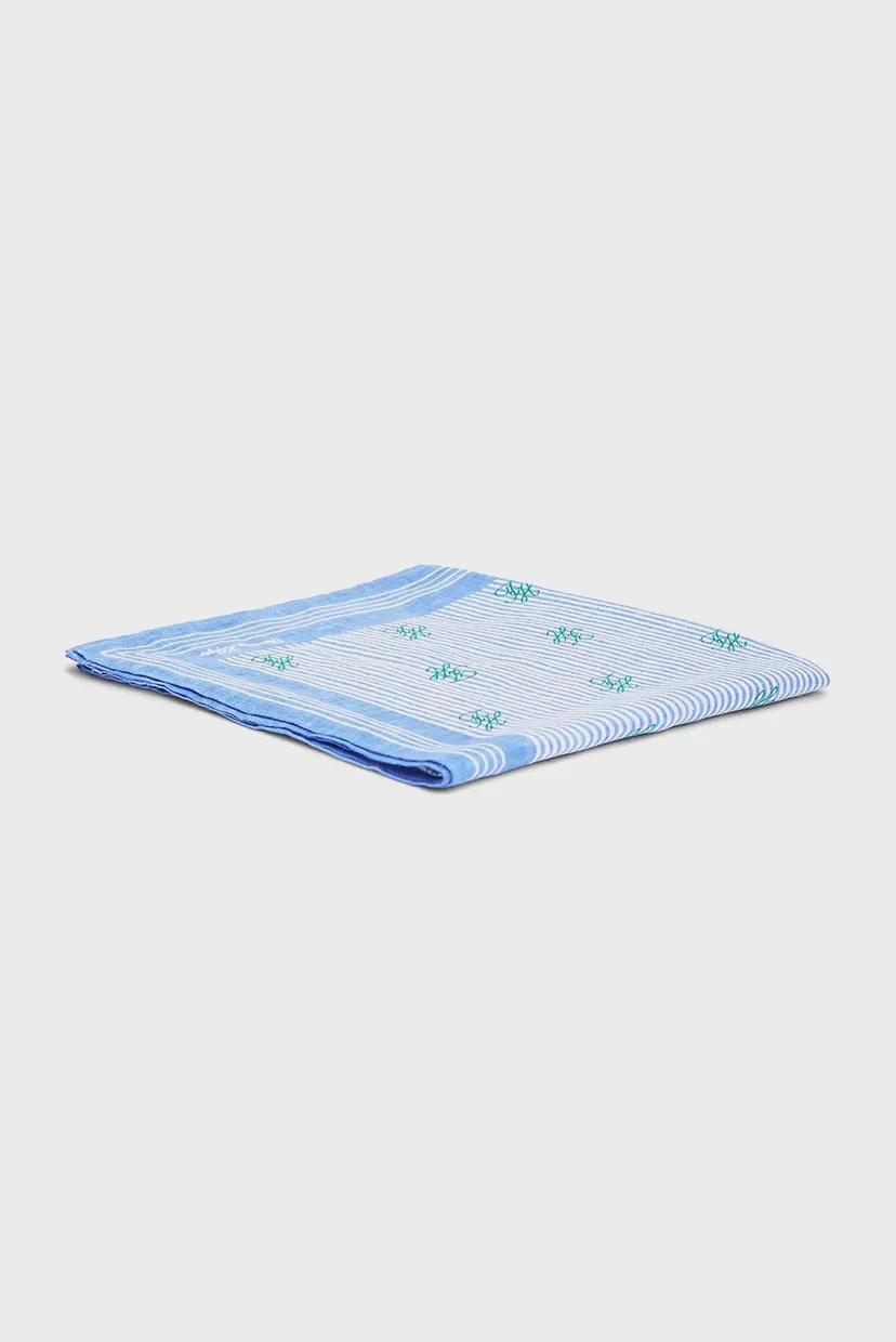 Шарф TH SCRIPT MONOGRAM LINEN SQUARE 4