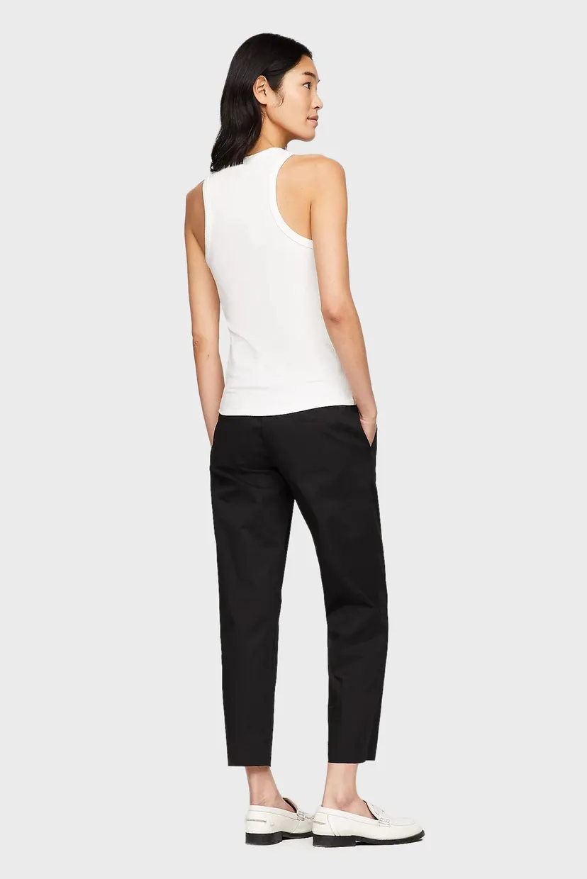 Женская белая майка SLIM 5X2 RIB TANK TOP NS 3