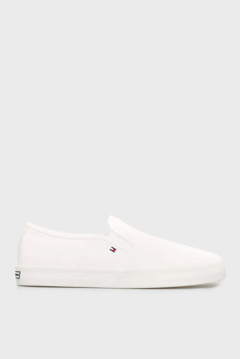 Женские белые слипоны ESSENTIAL NAUTICAL SLIP ON 6