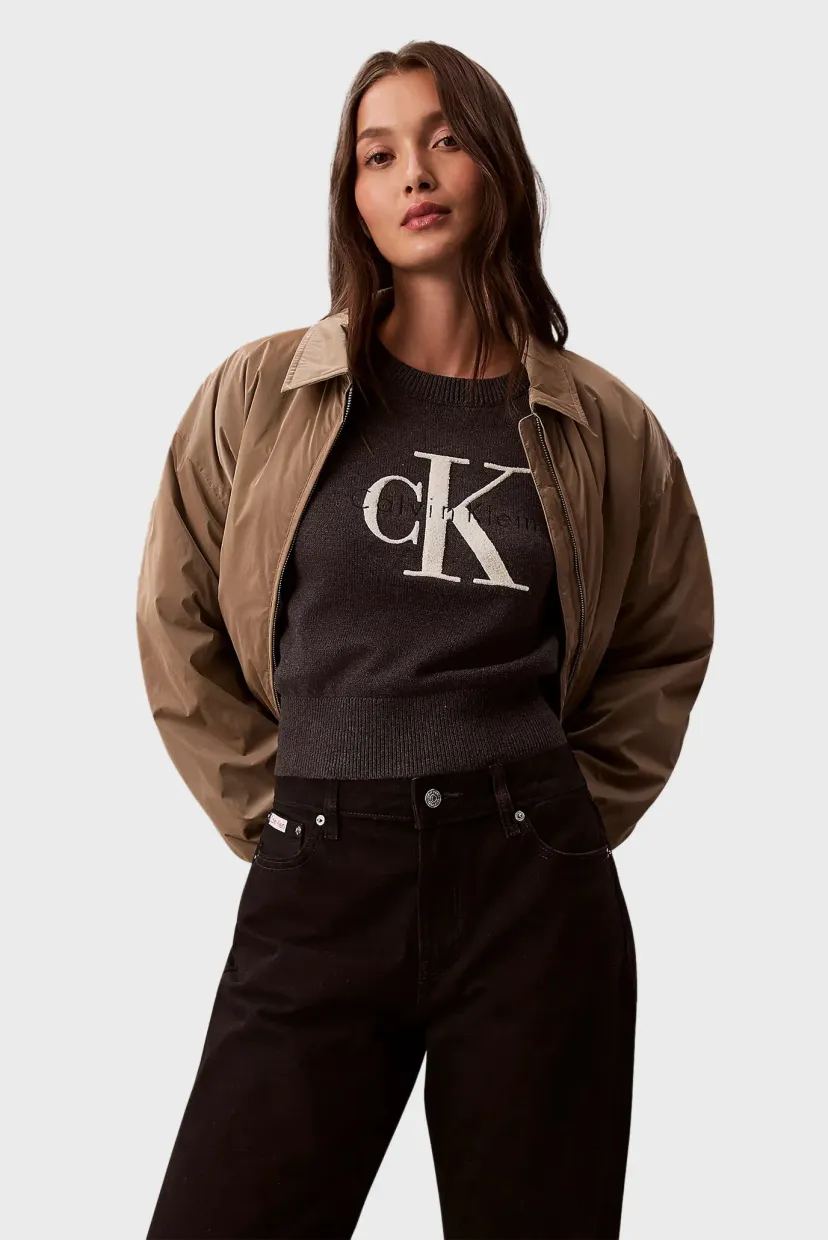 Свитер с короткими рукавами CHUNKY COTTON GRAPHIC VEST 6