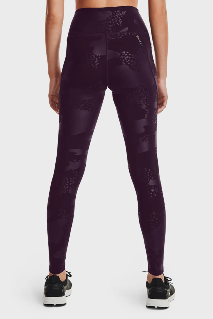 Женские фиолетовые тайтсы UA Rush Tonal Leg NS 9