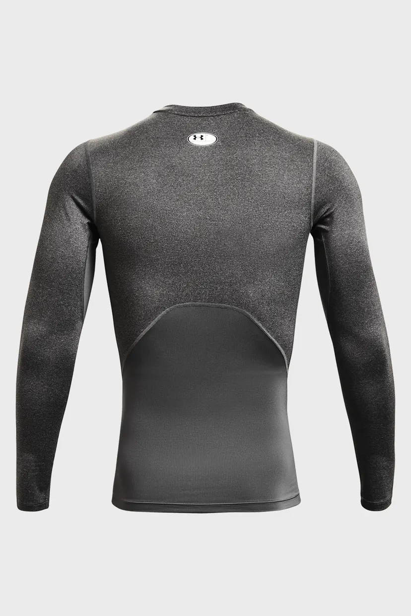 Мужской серый лонгслив UA HG Armour Comp LS 10