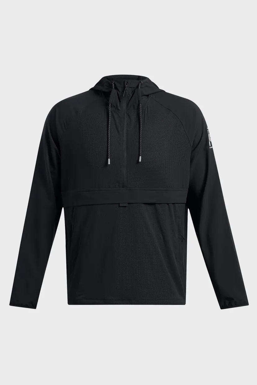 Мужской черный анорак UA RUN ANYWHERE ANORAK 3