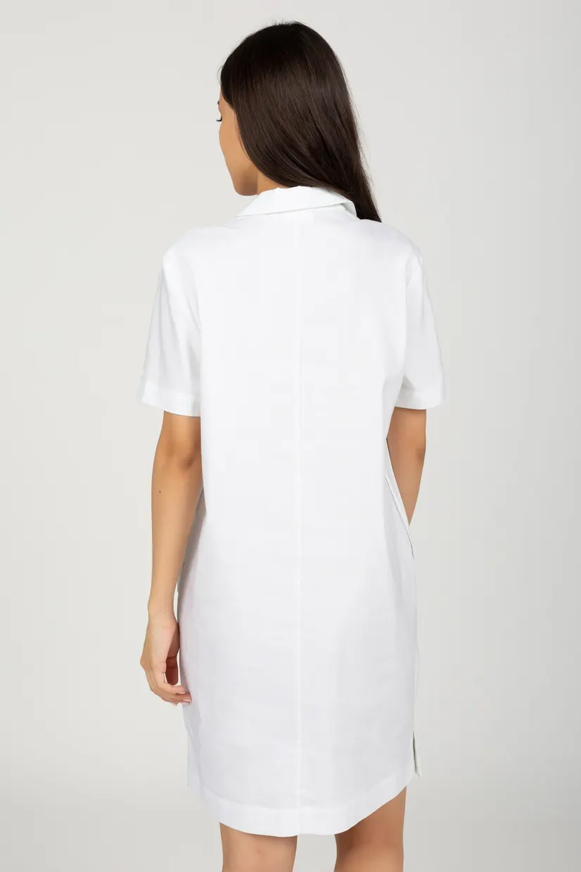 Платье LINEN OPEN NECK SHORT DRESS 3