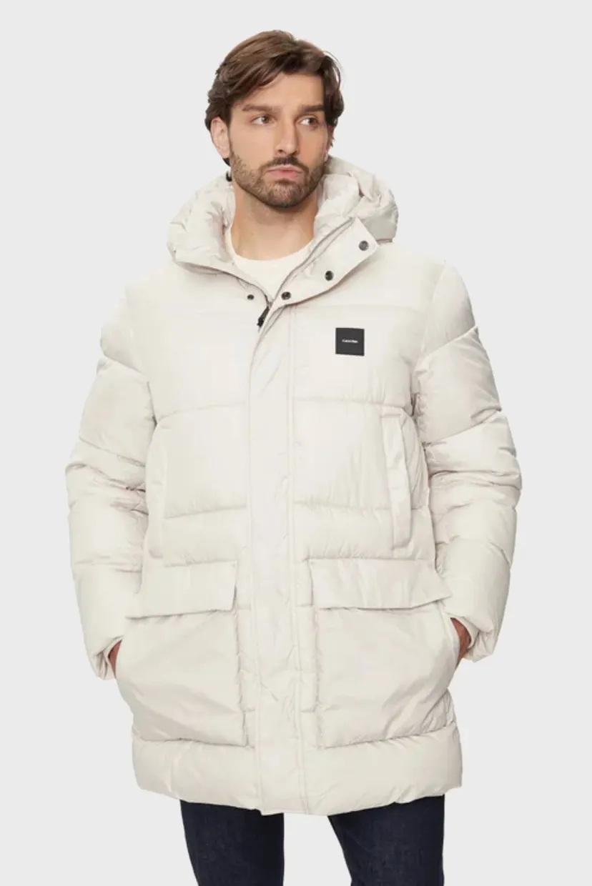 Куртка зимняя LONG HOODED QUILT PUFFER MW 6