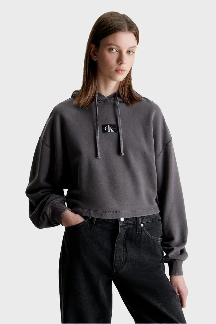 Худи WASHED WOVEN LABEL HOODIE 5