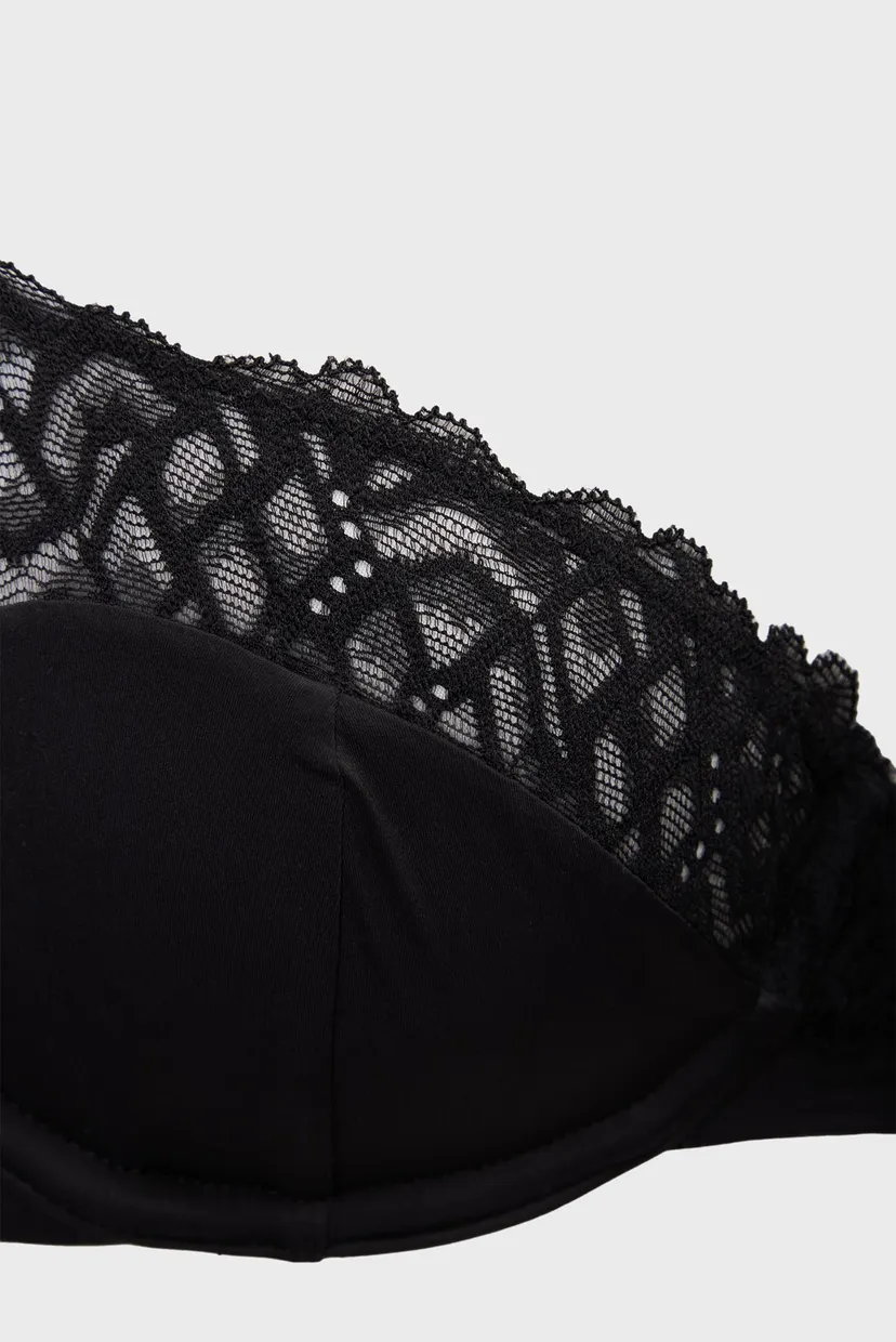 Женский черный бюстгальтер THREE PIECE UNLINED 5